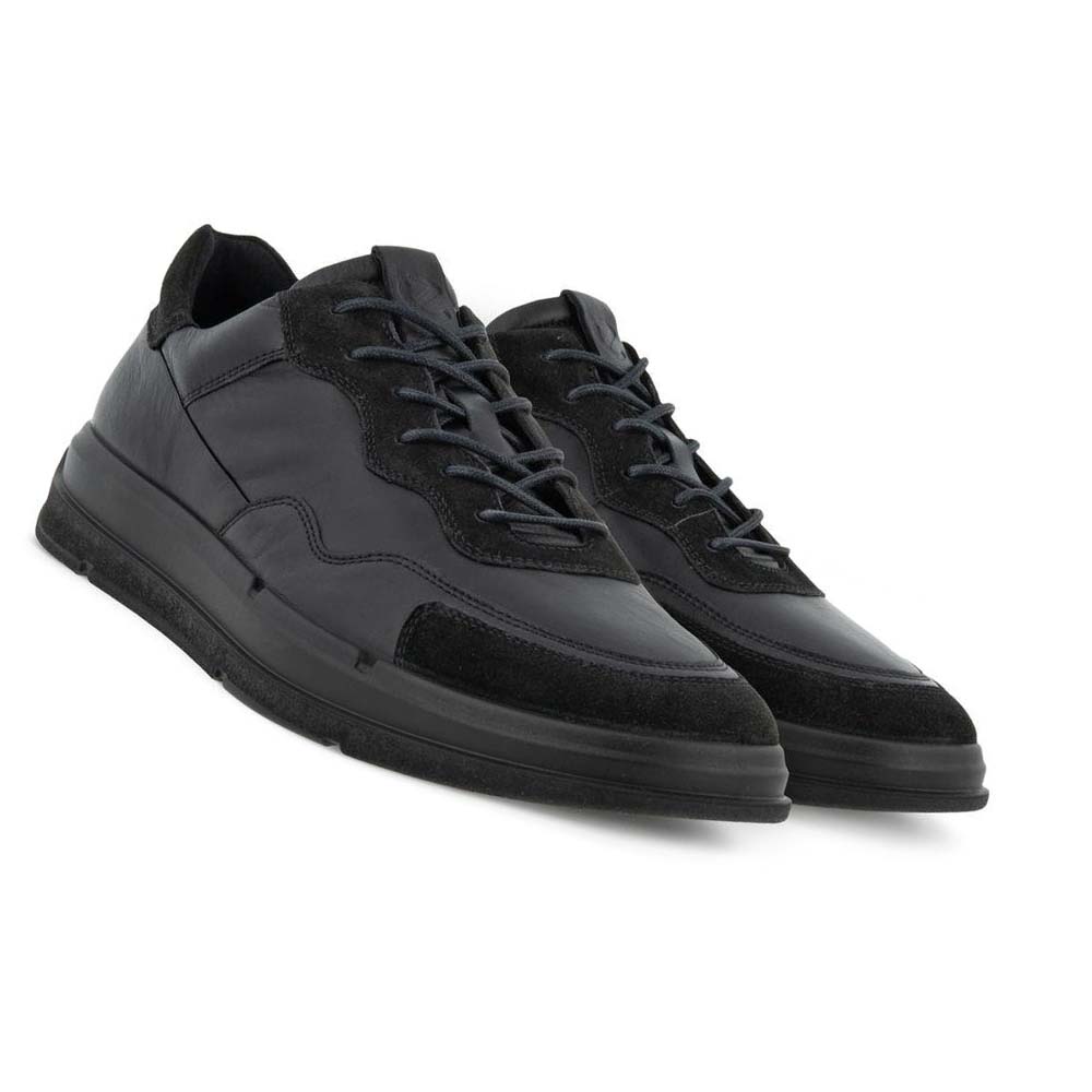 Men's Ecco Soft X Casual Shoes Black / Black | Canada 486XYU